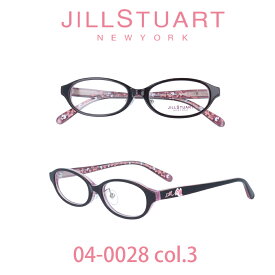 【国内正規品】ジルスチュアート ニューヨーク メガネ Jill Stuart New York JIL-04-0028-3 ダークブラウン・クリアピンク/ダークブラウン・クリアピンク 子供用 キッズ用 フルリム オーバル 人気ブランド キュート おしゃれ フェミニン