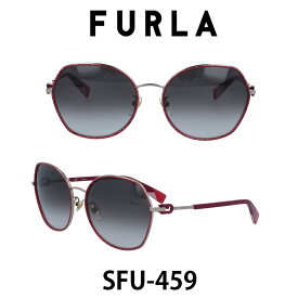 【クーポン利用で20%OFF】【国内正規品】フルラ サングラス レディース FURLA SFU459 0A39 レッド・シャイニーゴールド/ピンクブラウングラデーション 人気ブランド UVカット キュート おしゃれ モード