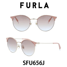 フルラ サングラス レディース FURLA SFU656J-493 グレーベージュグラデーション/シャーリングホワイト・ゴールド 運転用 UVカット ブランド