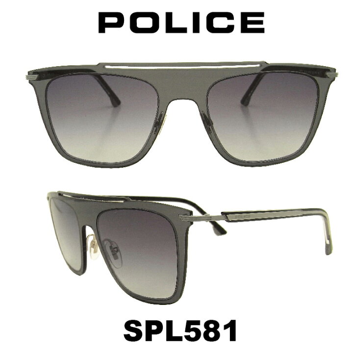 楽天市場 ポリス サングラス メンズ Police グローバルモデル Spl581 カラー F80 メガネ サングラスのプラネット