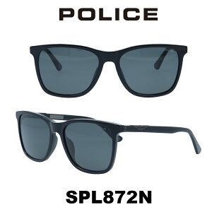 �|���X �T���O���X �����Y POLICE SPL872N-700 �O���[/�V���C�j�[�u���b�N