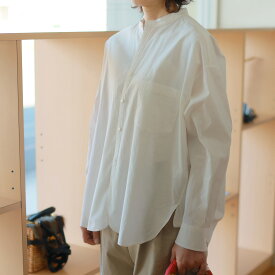 【送料無料】TICCA (ティッカ)　コットンピケ バンドカラーシャツ 【 レビューキャンペーン対象商品 】