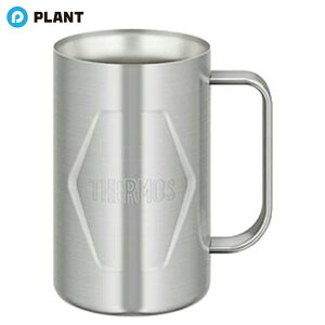 \【店内全品ポイント5倍】10月27日9:59まで/サーモス 食洗対応真空断熱ジョッキ600ml ステンレス2 JDK-601-S2