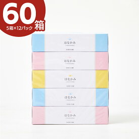 【60箱】ティッシュ 5箱×12パック【ケース販売】生活雑貨