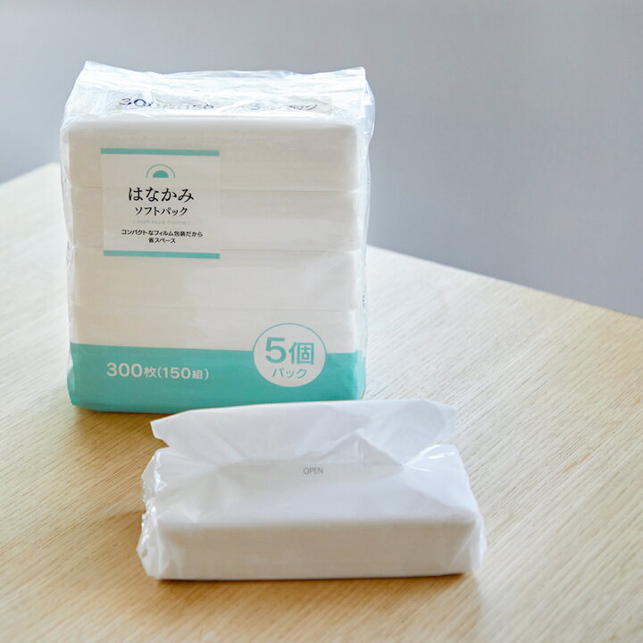 楽天市場】【100パック】ティッシュ ソフトパック 5箱×20パック はな 