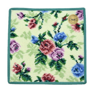 FEILER ハンカチタオル 25cm角 12種 花柄 フェイラー ドイツ製 シェニール織 シュニール織 柔らか ソフト タオル ハンカチ ギフト プレゼント 吸水性 高級 上質 上品 レディース おしゃれ 薔薇 ロ