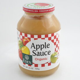 有機アップルソース709g エデンフーズ アリサン 有機りんご 皮砂糖不使用 アップルソース 有機JAS認証 オーガニック ベジタリアン ヴィーガン 穀物 ナッツ スプレッド ジャム 食を彩るプラントベース