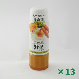 九州産野菜ドレッシング200ml ×13個セット まとめ買い チョーコー醤油 恒食 ドレッシング 化学調味料無添加 国産なたね油 ヴィーガン ビーガン 調味料