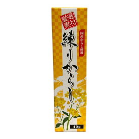 練りからし(チューブ)オーサワジャパン オーサワ 国産 自然食品 プラントベース食を彩るプラントベース