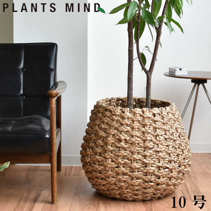 楽天市場 鉢カバー 北欧 10号 植木鉢 おしゃれ 軽い 鉢カバー プランター Lushbaske T鉢植え 10号 バスケット プランター 麻インテリア 癒し 部屋 Stem 尺鉢 ｂ11 テレビボード リビング 移転祝い 開店祝い 観葉植物の Plants Mind 花ごころ
