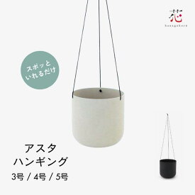 観葉植物 鉢 カバー 壁掛け アスタ ハンギング 3号 4号 5号 吊り下げ プランターカバー 植木鉢 小さい 軽い 観葉植物 吊るす 吊るすタイプ おしゃれ かわいい 室内 インテリア夏ギフト お中元