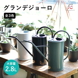 じょうろ 水差し おしゃれ 大容量 グランデ ジョウロ 2.8リットル アンティーク 観葉植物 コンパクト 小さい トタン 室内 ジョーロ 北欧 かわいい ブリキ ガーデニング 軽い おしゃれ 散水 スリム 雑貨 リビング アンティーク 水撒き