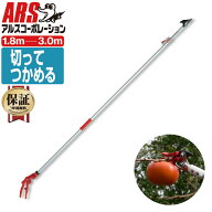 【楽天1位】 高枝切りばさみ 女性でも楽々 超軽量 810g 切って掴める 高枝切りバサミ 最長3m 最短1.8m 切…