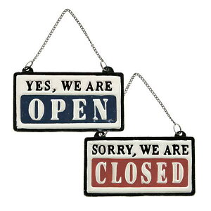 DULTON �_���g�� ���o�[�V�u���X�^���h OPEN CLOSED �I�[�v�� �N���[�Y�h �A�C�A�� ���� �`�F�[��