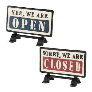 DULTON �_���g�� ���o�[�V�u���X�^���h OPEN CLOSED �I�[�v�� �N���[�Y�h �A�C�A�� ����