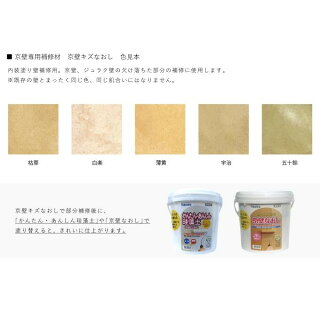 楽天市場 メール便送料無料 フジワラ化学 京壁キズなおし 14g 五十鈴 宇治 薄黄 白楽 枯草 ものうりばplantz
