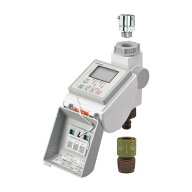 GAONA ソーラー発電潅水コンピューター 自動 散水 タイマー 水やり ガーデニング GA-QE017 水道 カクダイ…