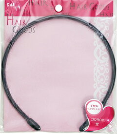 [エントリーでP+5倍] 貝印 HG スプリングカチューシャ 黒 HA3015 ヘアピン ヘアゴム ヘアセット ヘアグッズ ヘア用品 美粧