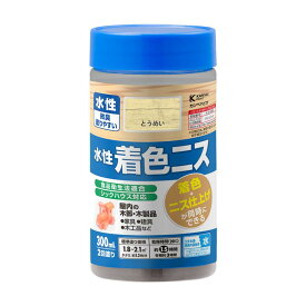[7月エントリーでP10倍] カンペハピオ 水性着色ニス 300ml 全6色 ニス 木部保護