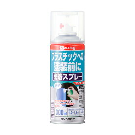 [ポイント最大15倍] カンペハピオ プラスチック用密着スプレー 透明 300ML