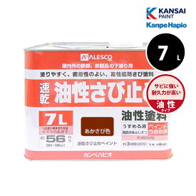 [7月エントリーでP10倍] カンペハピオ 速乾さび止めペイント 7L 全3色 塗料 鉄部 サビ止め