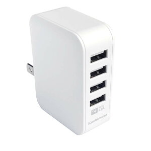 [|Cgő15{] AC[d 4.8A USB 4|[g zCg J[`[W[ VK[\Pbg[d X}z[d J[pi JV(Kashuimura)