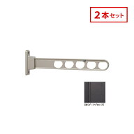 川口技研 ホスクリーン 屋外腰壁用 物干 ものほし HD-55-DB 2本セット ダークブロンズ HD型 ローコストタ…