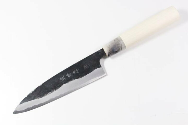 武峰作 #241440 黒打 サバキ包丁 青紙一号 150mm 和式 庖丁 ナイフ 青鋼 カミソリ武峰 邑田武峰 土佐打刃物 土佐刃物 高知 刃物 捌き さばき 鍛造 安来 ものうりばPlantz スミカマ 霞 VG-10PRO 54015 ボーニング(洋骨スキ包丁) 刃渡り150mm