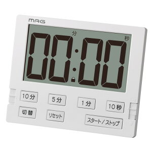 �m�A���� TM-605 WH �^�C�}�[�x���K�NBIG �z���C�g ���v MAG �^�C�}�[ ��c �m �׋� �剹�� ��������