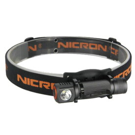 NICRON ニクロン H10R 脱着式ヘッドライト 130ルーメン(USB充電式・単3乾電池もOK)