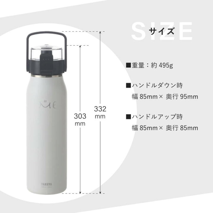 楽天市場】タケヤ 水筒 1リットル 1L 保冷 直飲み ステンレスボトル  