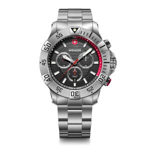 [|Cgő15{] rv Yrv WENGER EFK[ {Ki Seaforce Chrono 43mmP[X NmOtEHb` Xexg xg22mm XCX NH[c