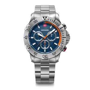 [9Gg[P10{!] rv Yrv WENGER EFK[ {Ki Seaforce Chrono 43mmP[X NmOtEHb` Xexg xg22mm XCX NH[c