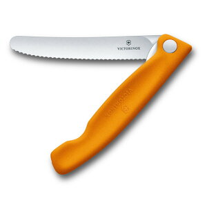 【日本正規品】 ピクニックナイフ 防災 折りたたみ式 VICTORINOX 波刃 11cm 正規品 食洗機対応 包丁 小型 果物 ナイフ フルーツナイフ ペティナイフ ブレッドナイフ アウトドア キャンプ 調理 料