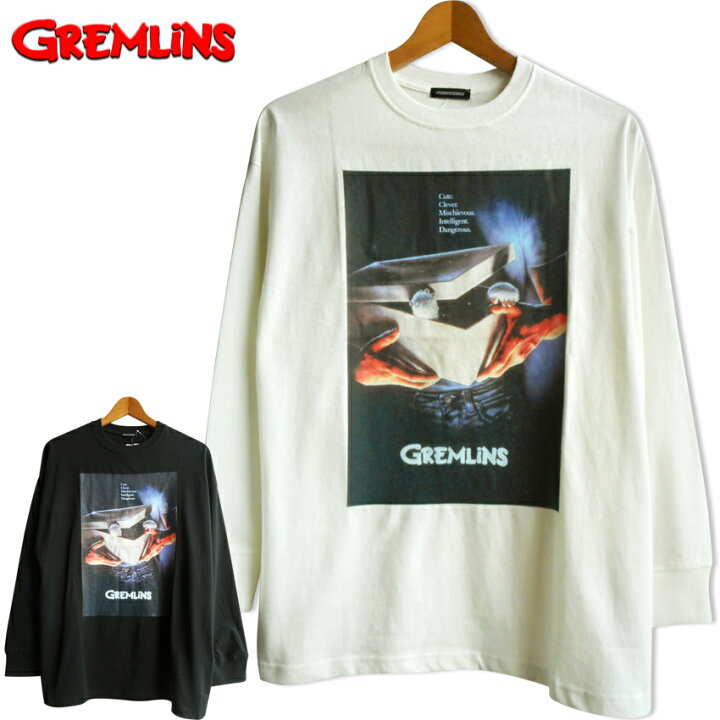 楽天市場 送料無料 グレムリン ギズモ モグワイ 長袖tシャツ ロンt カットソー トレーナー メンズ レディース アメコミ アニメ キャラクター アメリカ映画 かわいい マニア レトロ ペアルック 双子コーデ 男女兼用 かわいい ゆったり ディズニー 大人 Tdl 春 秋 プラス