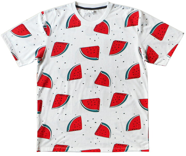 楽天市場】送料無料 すいか スイカ Tシャツ セール 再入荷 メンズ  