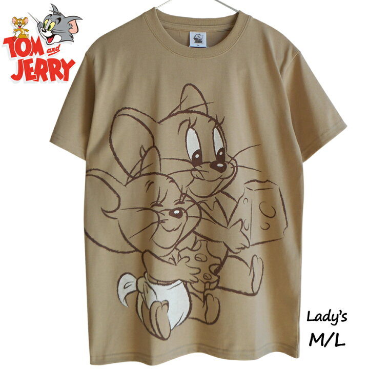 楽天市場】送料無料 トムとジェリー Tシャツ ジェリー タフィー 