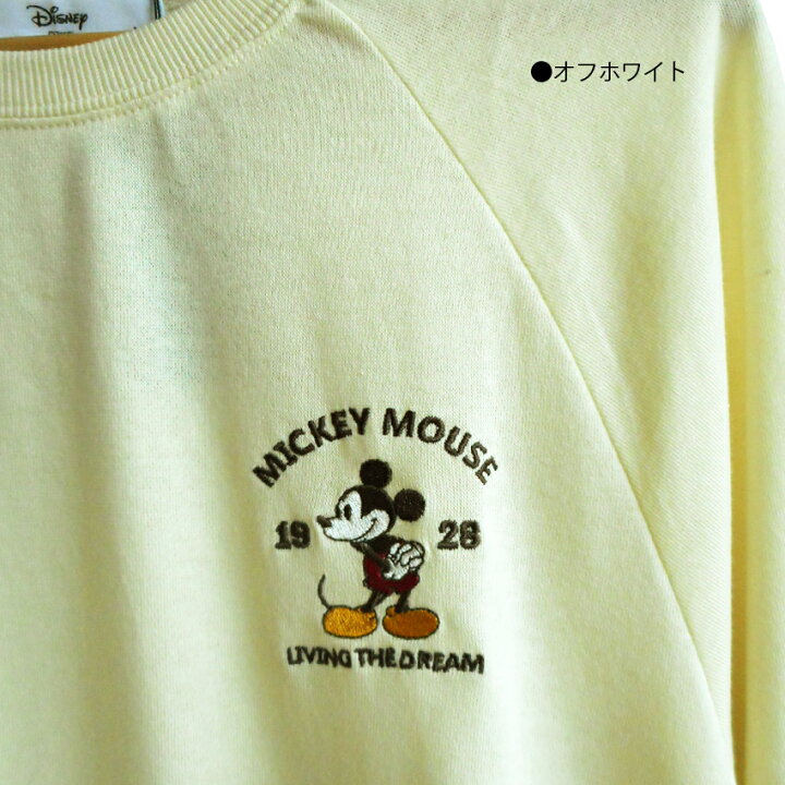楽天市場 送料無料 ミッキーマウス トレーナー スウェット ワンピース ディズニー 薄手 ガーゼ ロングトレーナー 長袖 刺繍 ワンポイント ロゴ チュニック Dysney Mickey レトロ 裏パイル地 ペア 双子コーデ ビッグサイズ ゆったり かわいい 大きいサイズ プラスチカ
