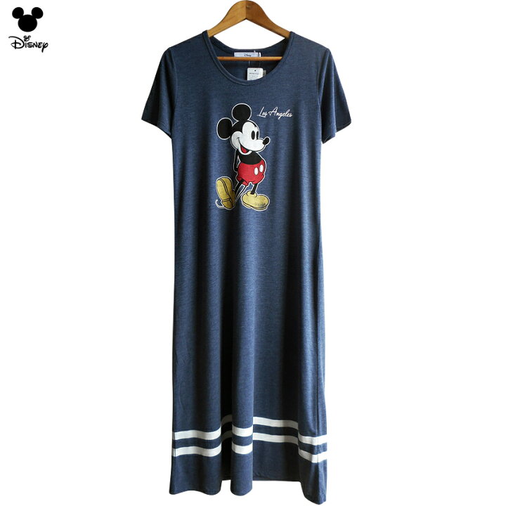 楽天市場 ディズニー ミッキー ワンピース 送料無料 Tシャツワンピ ペアルック 双子コーデ La Losangels ライン キャンプ フェス ゆったり 涼しい マタニティー リラックス おしゃれ かわいい 花火 夏祭り プラスチカネットショップ