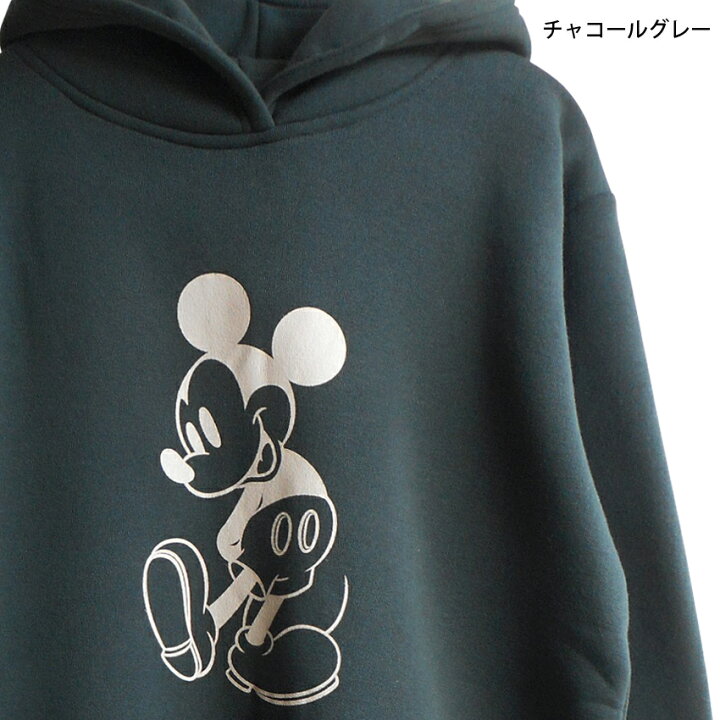楽天市場】送料無料 ディズニー パーカー ミッキー フーディー 裏起毛  