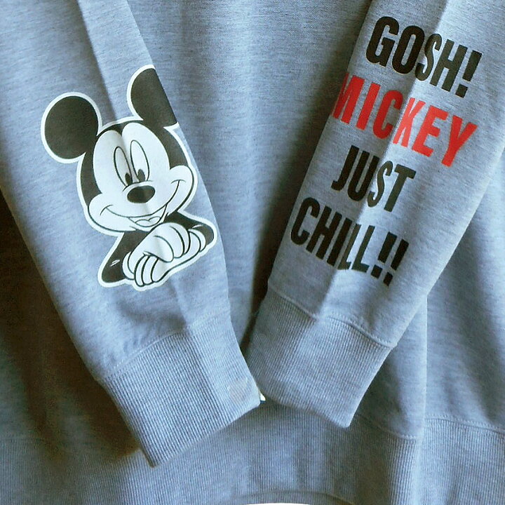 楽天市場 送料無料 ディズニー ミッキーマウス パーカー レディース メンズ フード スウェット ミッキー スマイル 刺繍ロゴ 袖ロゴ 袖ミッキー Disney 80年代 Mickeymouse 男女兼用 オーバーサイズ ゆったり Tdl 秋冬 大人 プラスチカネットショップ