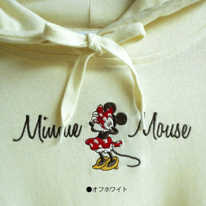 楽天市場 送料無料 ミニーマウス ディズニー 薄手 パーカー りぼん 目かくし ミニー レディース フード ガーリー バルーンスリーブ トレーナー スウェット 裏パイル地 Disney シンプル オーバーサイズ 大人 かわいい ゆるトップス ゆったり Tdl 春 秋 ナチュラル