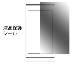 REGZA Phone T-01C用液晶保護シール(ドコモdocomoスマートフォン　レグザ用保護シール・フィルム)[M便 1/30]