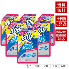 ライオン ルックプラス バスタブクレンジング おふろ用洗剤 詰め替え大 フローラルソープの香り 大容量 800ml