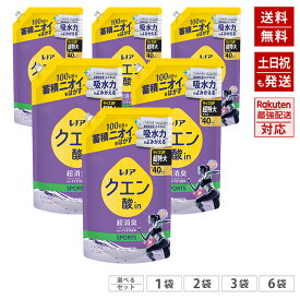 レノア クエン酸in スポーツ SPORTS リフレッシュリリーの香り 詰め替え クエン酸イン 超消臭 衣類のすすぎ消臭剤 超特大サイズ 1110mL 約40回分 まとめ買いがお得♪