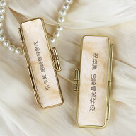 【ケースに名入れ対応登場！】大理石柄 印鑑ケース 朱肉付ハンコケース 印鑑入れ送料無料 個人印鑑ケース…
