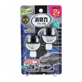 クルマの消臭力 クリップタイプ タバコ用スカイミント(3．2mL×2個セット)消臭 車 ルーム 車内 エアコン クリップ タバコ 臭い セット