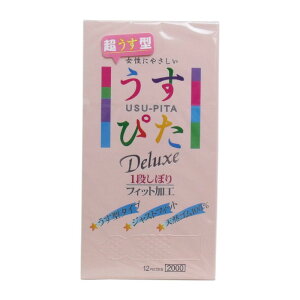 うすぴた コンドーム デラックス ワンデーウェーブ 12個入 使用感 つけ方 サイズ 安い 薄い 初めて ミリ ローション 大きさ避妊 コンドーム 避妊具 【プラチナショップ】【プラチナSHOP】【2