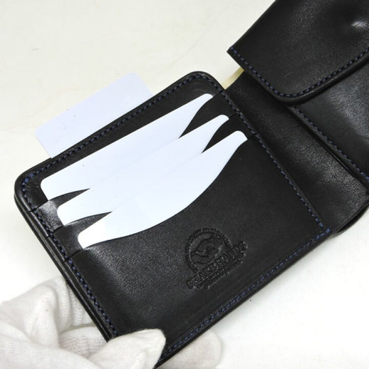 楽天市場】二つ折り 財布 黒 茶 牛革 国産 ハイドリック SHAKE HANDS 