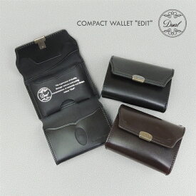 池之端銀革店 Dual デュアル サドルプルアップ レザー コンパクトウォレット DCr-1040 コンパクト ミニ財布 財布 本革 ウォレット 小さい財布 ギフト